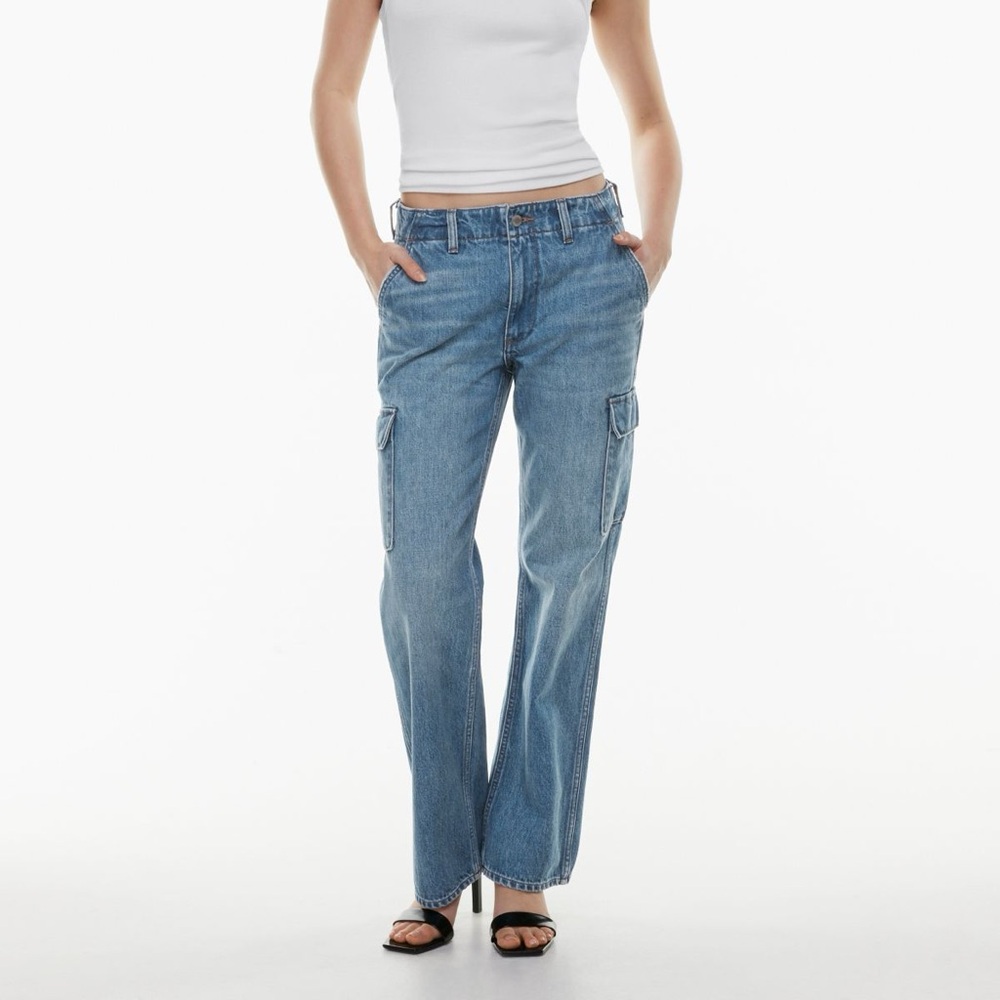 Denim Forum The 90s Edie Lo-Rise Cargo